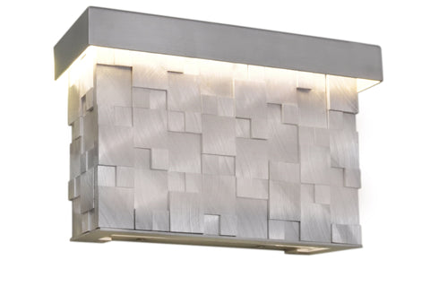 Mosaic LED Wall Sconce Brushed Aluminum - C157-88285AL