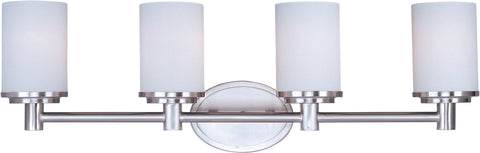 Cylinder 4-Light Bath Vanity Satin Nickel - C157-9054SWSN