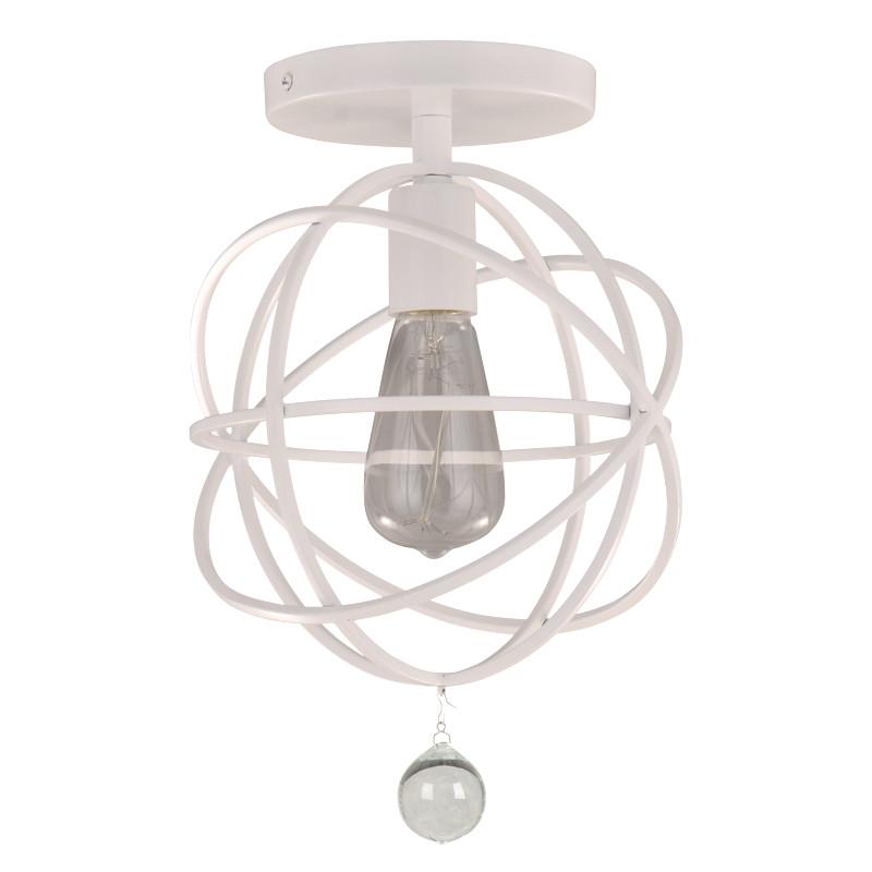 1 Light Wet White Industrial Ceiling Mount - C193-9220-WW_CEILING