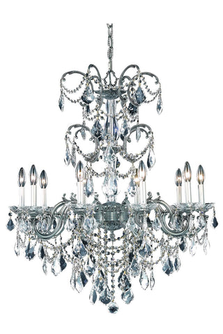 ZC121-9710D29PW/EC By Regency Lighting - Athena Collection Pewter Finish 10 Lights Dining Room