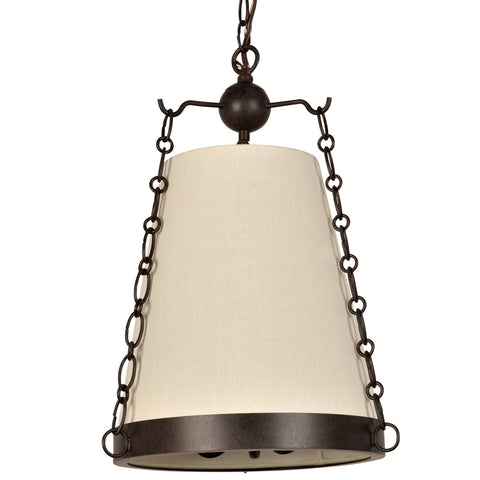 3 Light Charcoal Bronze Industrial Chic Mini Chandelier - C193-9813-CZ