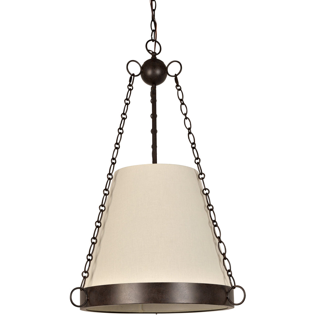 6 Light Charcoal Bronze Industrial Chic Chandelier - C193-9816-CZ