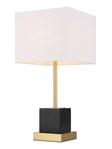 ZC121-TL3037BR - Regency Decor: Lana 1 light Brass Table Lmap