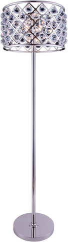 C121-1206FL20PN/RC By Elegant Lighting - Madison Collection Polished nickel Finish 4 Lights Floor Lamp