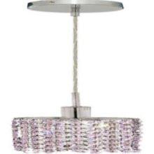 C121-1281D-R-E-RO/RC By Elegant Lighting Mini Collection 1 Lights Pendant Chrome Finish