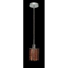 C121-1281D-R-P-TO/RC By Elegant Lighting Mini Collection 1 Lights Pendant Chrome Finish