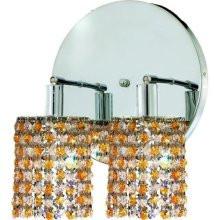 C121-1382W-R-E-LT/RC By Elegant Lighting Mini Collection 2 Lights Wall Sconce Chrome Finish