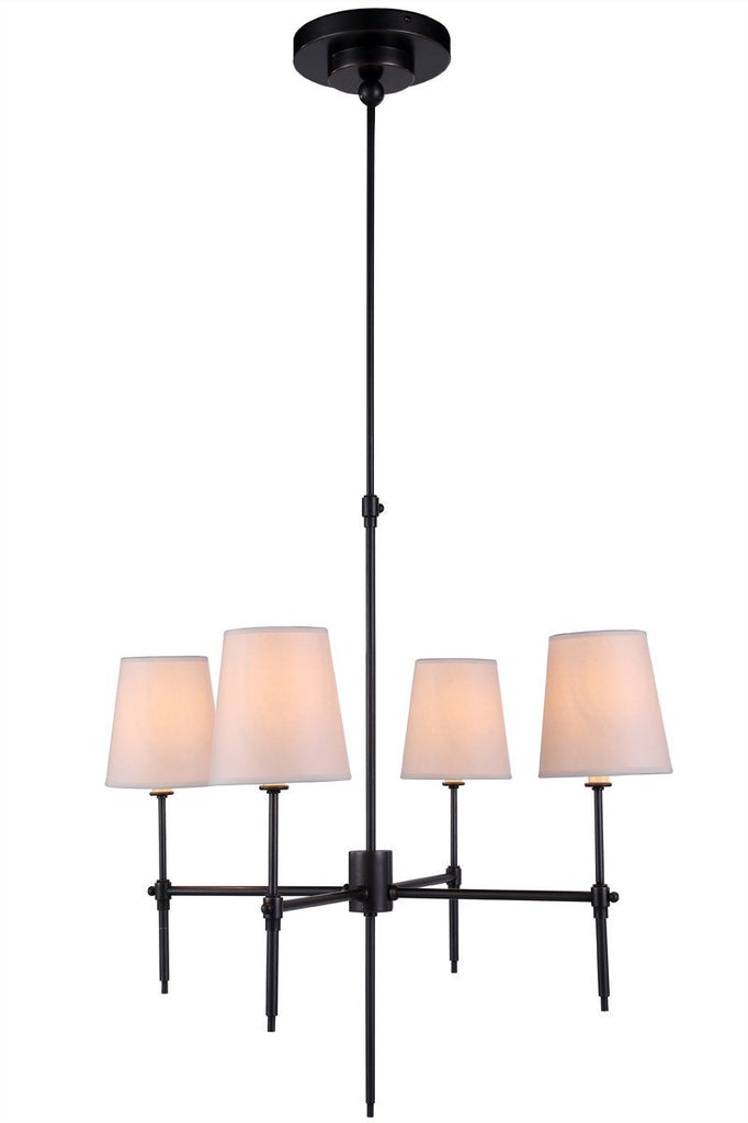 C121-1412D26BZ By Elegant Lighting - Baldwin Collection Bronze Finish 4 Lights Pendant lamp