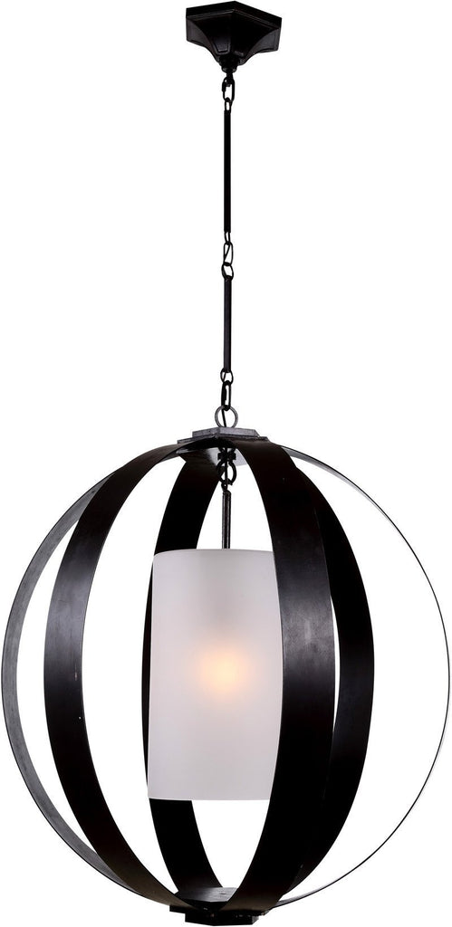 C121-1438D29VB By Elegant Lighting - Serenity Collection Vintage Bronze Finish 1 Light Pendant Lamp