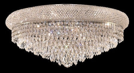 C121-1802F24C By Regency Lighting-Primo Collection Chrome Finish 12 Lights Flush