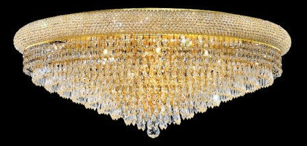 C121-1802F36G By Regency Lighting-Primo Collection Gold Finish 20 Lights Flush