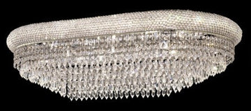 C121-1802F36SC By Regency Lighting-Primo Collection Chrome Finish 18 Lights Flush
