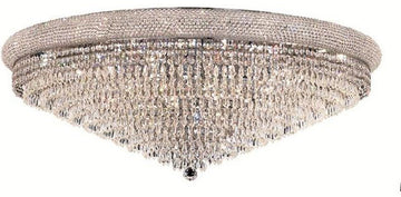 ZC121-1802F42C/EC By Regency Lighting - Primo Collection Chrome Finish 30 Lights Flush Mount