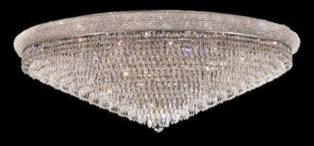 C121-1802F48C By Regency Lighting-Primo Collection Chrome Finish 33 Lights Flush