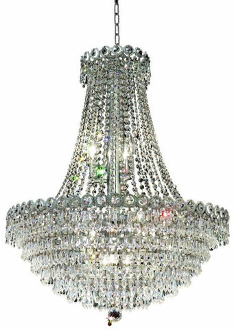 ZC121-1902D24C/EC By Regency Lighting - Century Collection Chrome Finish 12 Lights Dining Room