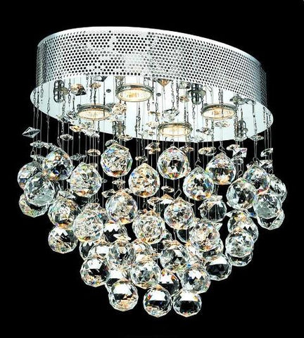 ZC121-V2022F16C By REGENCY - Galaxy Collection Polished Chrome Finish Flush Semi-Flush Lighting