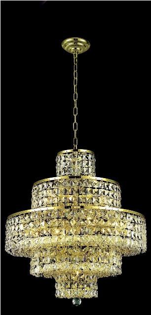 ZC121-2039D20G/EC By Regency Lighting Maxim Collection 13 Light Chandeliers Gold Finish