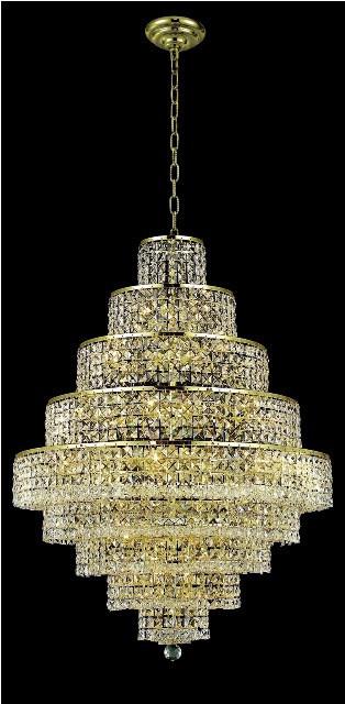 ZC121-2039D30G/EC By Regency Lighting Maxim Collection 20 Light Chandeliers Gold Finish