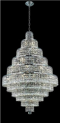 ZC121-2039D32C/EC By Regency Lighting Maxim Collection 30 Light Chandeliers Chrome Finish