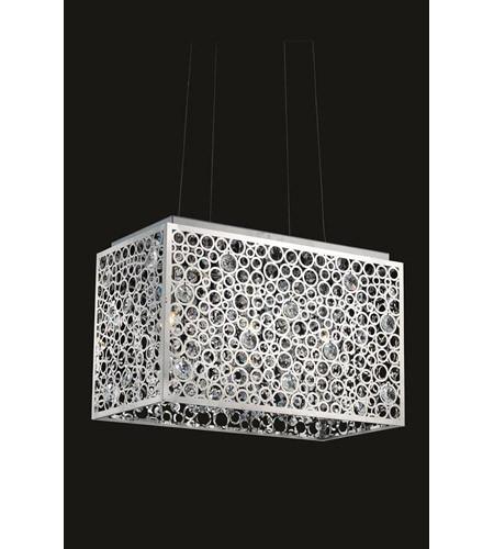 C121-2052D18C/RC By Elegant Lighting Soho Collection 3 Light Pendant Chrome Finish