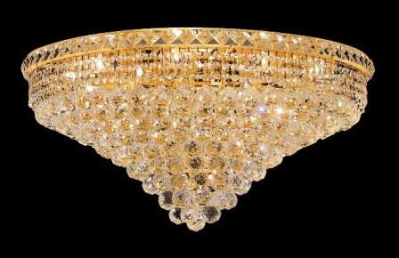 C121-2527F30G By Regency Lighting-Tranquil Collection Gold Finish 18 Lights Flush