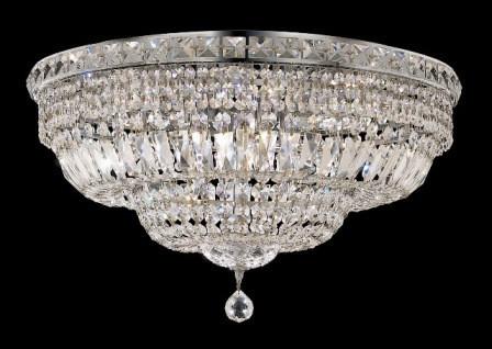 ZC121-V2528F24C By Regency Lighting-Tranquil Collection Chrome Finish 12 Lights Flush