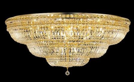 ZC121-V2528F48G By Regency Lighting-Tranquil Collection Gold Finish 33 Lights Flush