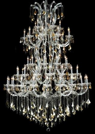 C121-2800G54C-GT By Regency Lighting-Maria Theresa Collection Chrome Finish 61 Lights Chandelier