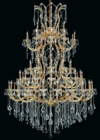 C121-2800G54G By Regency Lighting-Maria Theresa Collection Gold Finish 61 Lights Chandelier