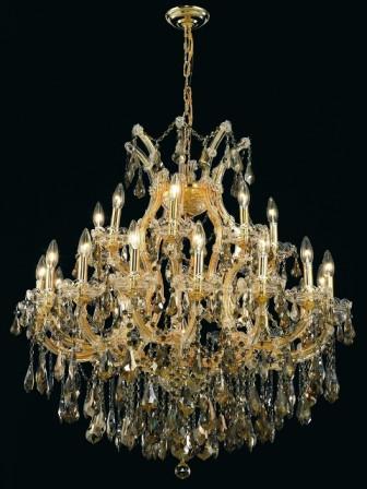 C121-2801D36G-GT By Regency Lighting-Maria Theresa Collection Gold Finish 24 Lights Chandelier