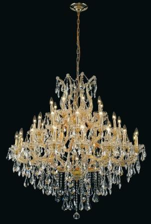 C121-2801G44G By Regency Lighting-Maria Theresa Collection Gold Finish 37 Lights Chandelier