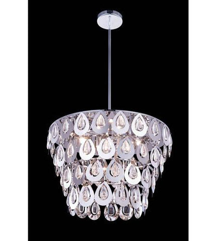 C121-2913D20C/RC By Elegant Lighting Sophia Collection 6 Light Pendant