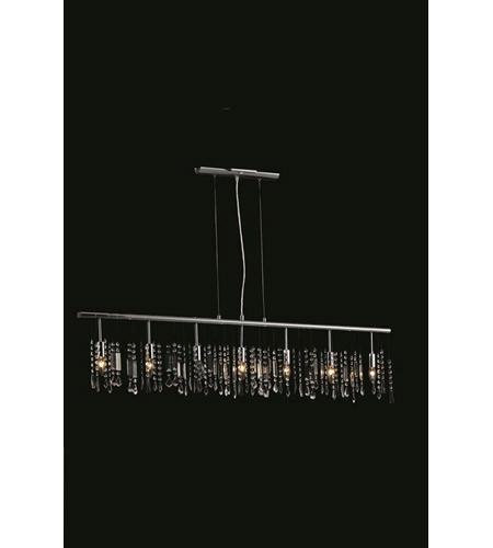 C121-3200D54C/RC By Elegant Lighting Harmony Collection 7 Light Pendent lamp Chrome Finish