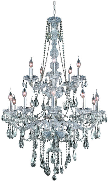 ZC121-7915G33C/EC By Regency Lighting - Verona Collection Chrome Finish 15 Lights Foyer/Hallway