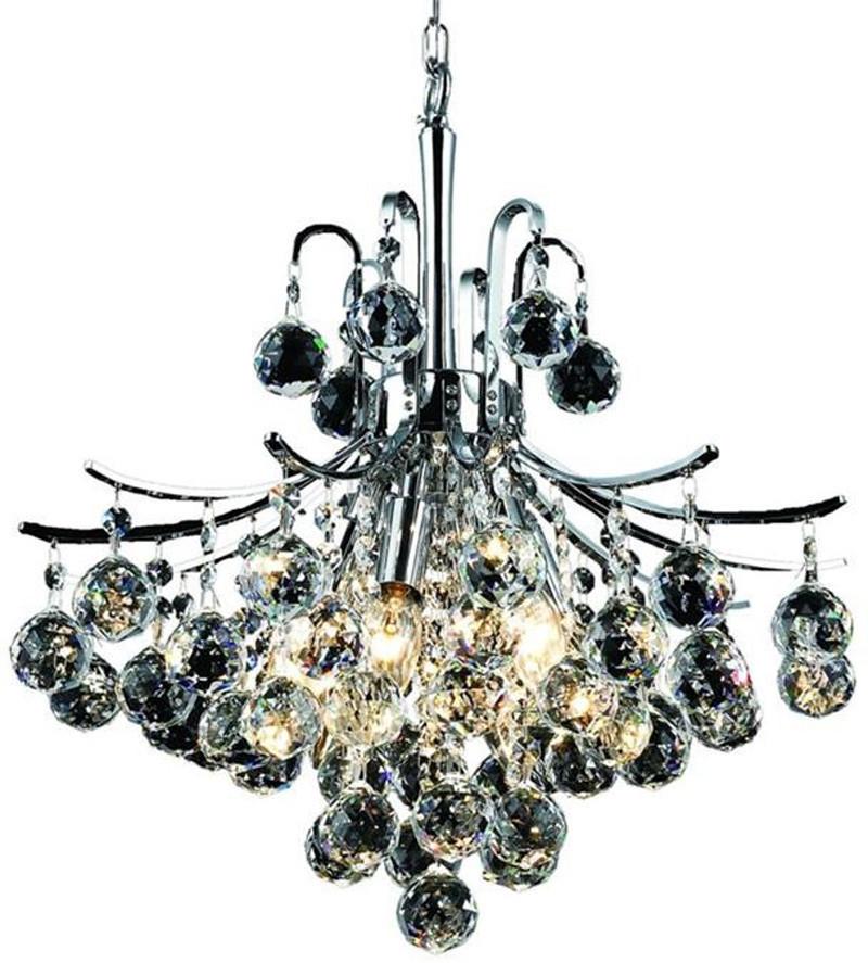 ZC121-V8000D16C By REGENCY - Toureg Collection Polished Chrome Finish Chandelier