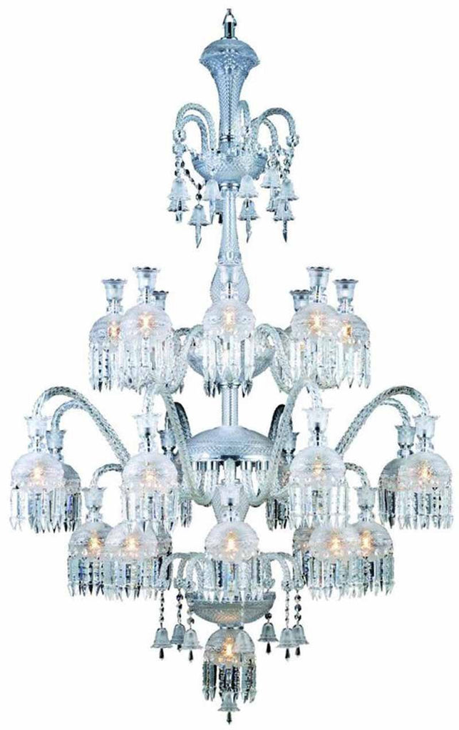 ZC121-8912D42C/EC+SH By Regency Lighting - Majestic Collection Chrome Finish 12 Lights Foyer/Hallway