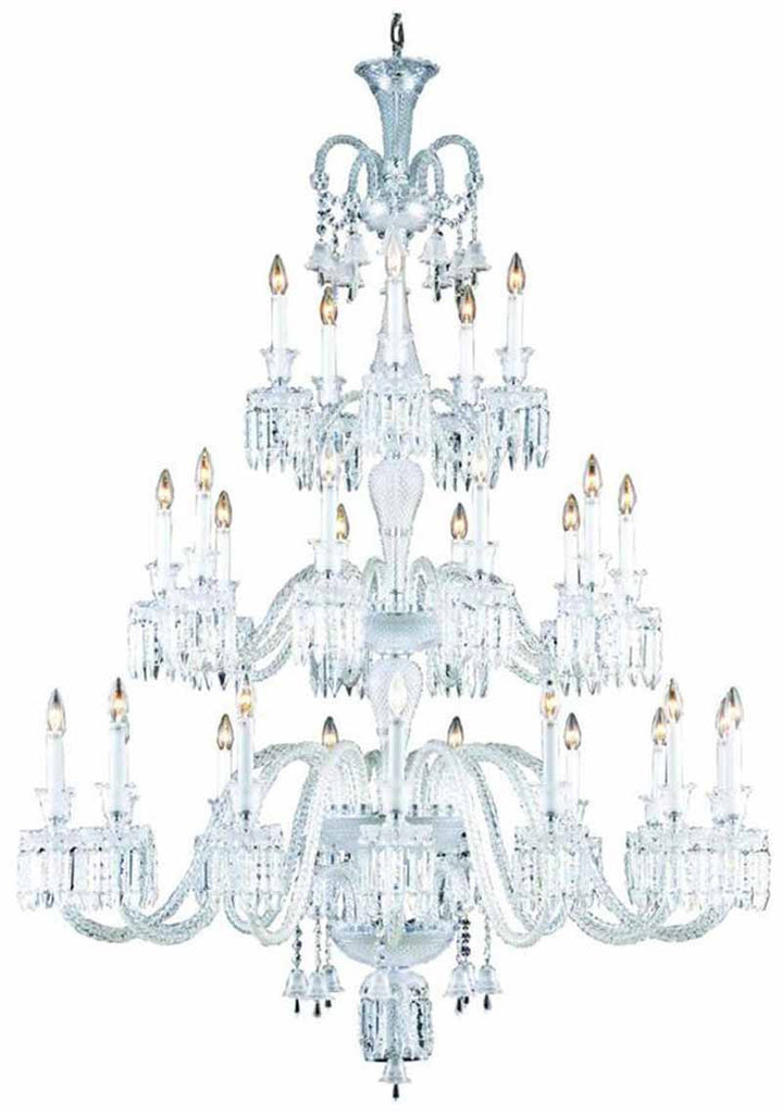 ZC121-8903W18C/EC+SH By Regency Lighting - Majestic Collection Chrome Finish 3 Lights Wall Sconce