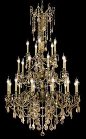 C121-9225G38AB-GT By Regency Lighting-Rosalia Collection Antique Bronze Finish 25 Lights Chandelier