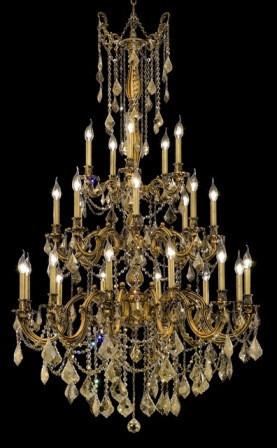 C121-9225G38FG-GT By Regency Lighting-Rosalia Collection French Gold Finish 25 Lights Chandelier