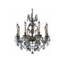 ZC121-9408D24AB/EC By Regency Lighting Marseille Collection 8 Lights Chandelier Antique Bronze Finish