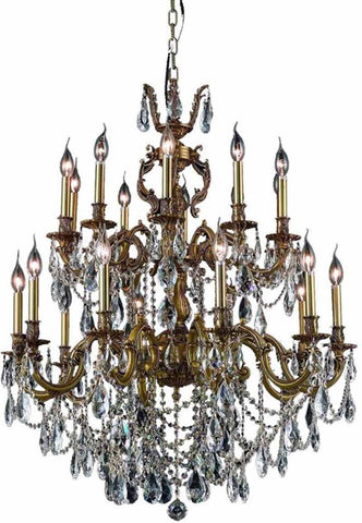 ZC121-9520G36FG/EC By Regency Lighting - Marseille Collection French Gold Finish 20 Lights Foyer/Hallway