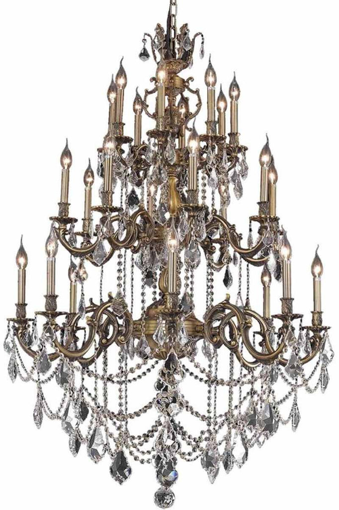 ZC121-9524G38AB/EC By Regency Lighting - Marseille Collection Antique Bronze Finish 24 Lights Foyer/Hallway