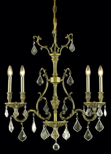C121-9604D26AB-GS/RC By Elegant Lighting Monarch Collection 4 Light Wall Sconces Antique Bronze Finish
