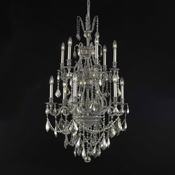 ZC121-9612D27DB/EC By Regency Lighting Monarch Collection 12 Lights Chandelier Dark Bronze Finish