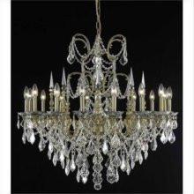 C121-9724G44DB-GT/RC By Elegant Lighting Athena Collection 24 Lights Chandelier Dark Bronze Finish