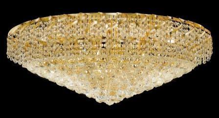 C121-ECA1F36G/EC By Regency Lighting - Belenus Collection Gold Finish 28 Lights Flush Mount