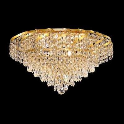 C121-ECA4F16G By Regency Lighting-Belenus Collection Gold Finish 6 Lights Flush