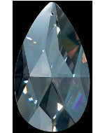 3" High Quality 30% Lead Tear Drop Crystals For Lamp & Chandeliers! CC-RC872-3-CL