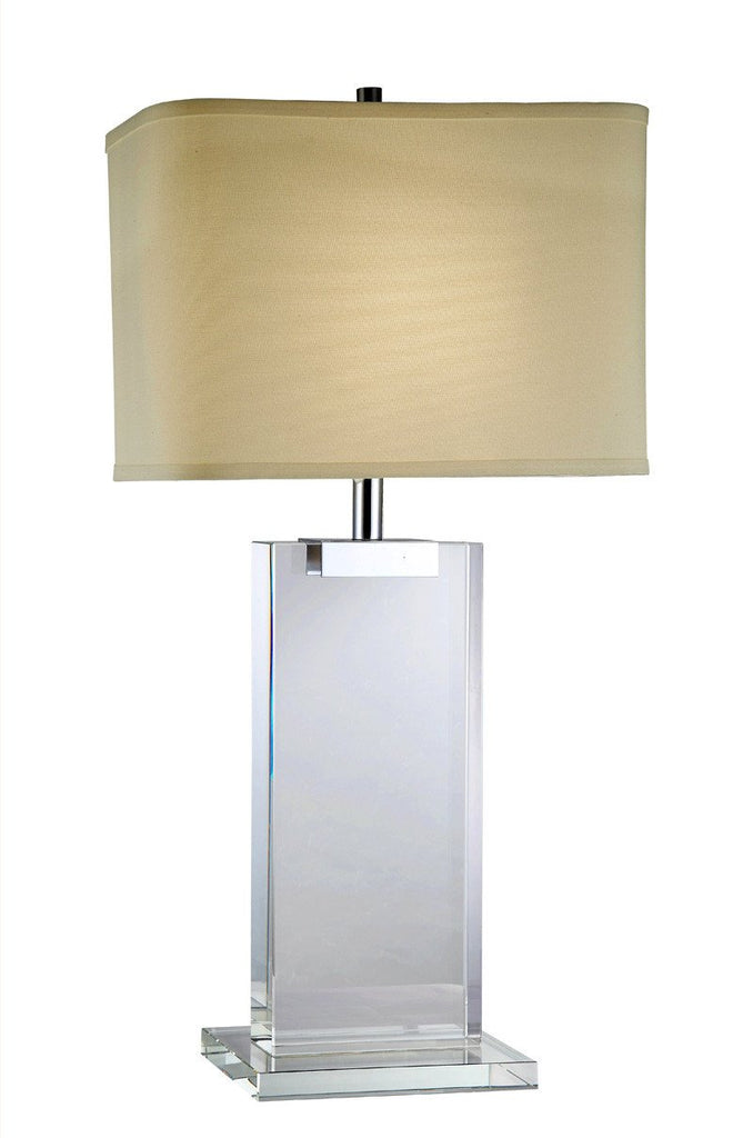 C121-TL1001 By Elegant Lighting - Regina Collection Chrome Finish 1 Light Table Lamp