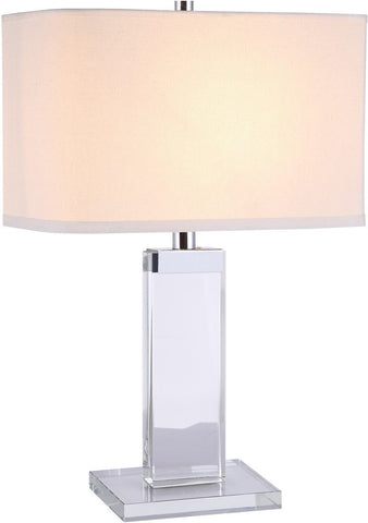 C121-TL1013 By Elegant Lighting - Regina Collection Chrome Finish 1 Light Table Lamp